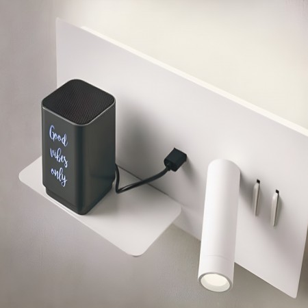 Wall lamp Redo Brook, metal, sand white, LED, 8W+3W, 868 lumens, warm white 3000K, L.30 cm