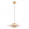 Suspension Redo Fargo, metal, matt beige/matt white, LED, 16,5W, 910 lumens, warm white 3000K, D.50 cm