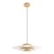 Suspension Redo Fargo, metal, matt beige/matt white, LED, 16,5W, 910 lumens, warm white 3000K, D.50 cm