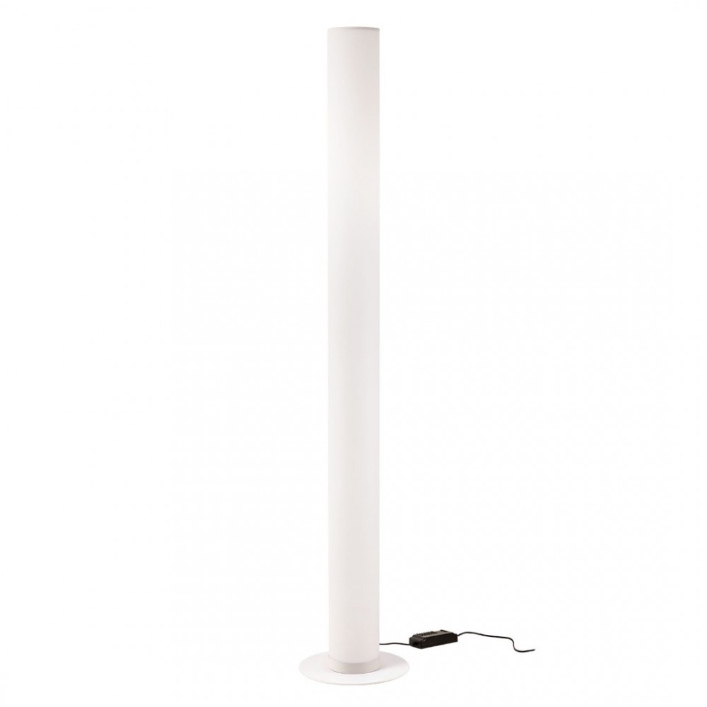 Floor lamp Redo Pilon, metal, sand white, dimmable, LED, 57W, 6885 lumens, warm white 3000K, H.180 cm