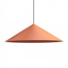 Suspension Redo Konos, metal, matt auburn, 1XE27, D.75 cm