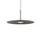 Suspension Redo Lake, metal, matt black, LED, 13W, 723 lumens, warm white 3000K, D.50 cm
