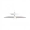 Suspension Redo Gunnar, metal, matt white, 1XE27, D.50 cm