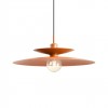 Suspension Redo Gunnar, metal, matt auburn, 1XE27, D.50 cm