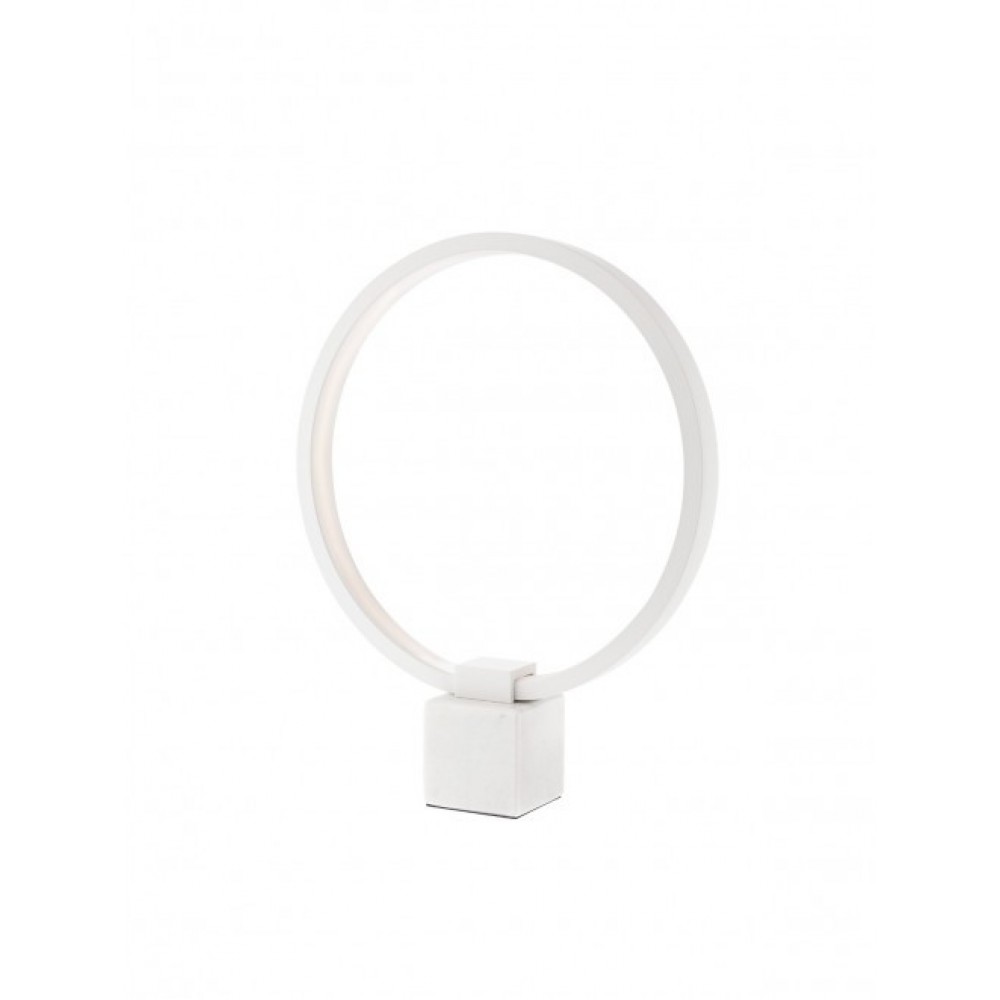 Table lamp Smarter Ado, metal, sand white, LED, 12W, 700 lumens, warm white 3000K, H.37 cm