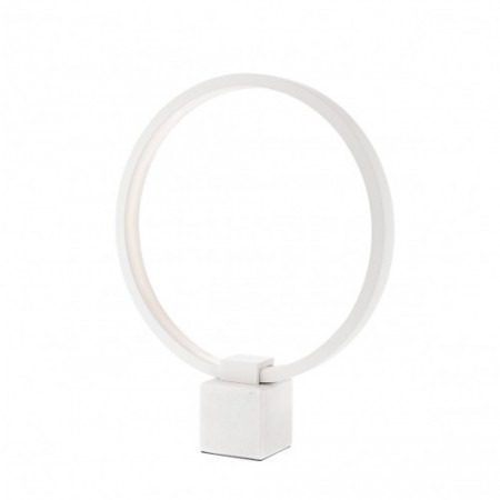 Table lamp Smarter Ado, metal, sand white, LED, 12W, 700 lumens, warm white 3000K, H.37 cm