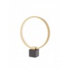 Table lamp Smarter Ado, metal, matt gold/black, LED, 12W, 650 lumens, warm white 3000K, H.37 cm