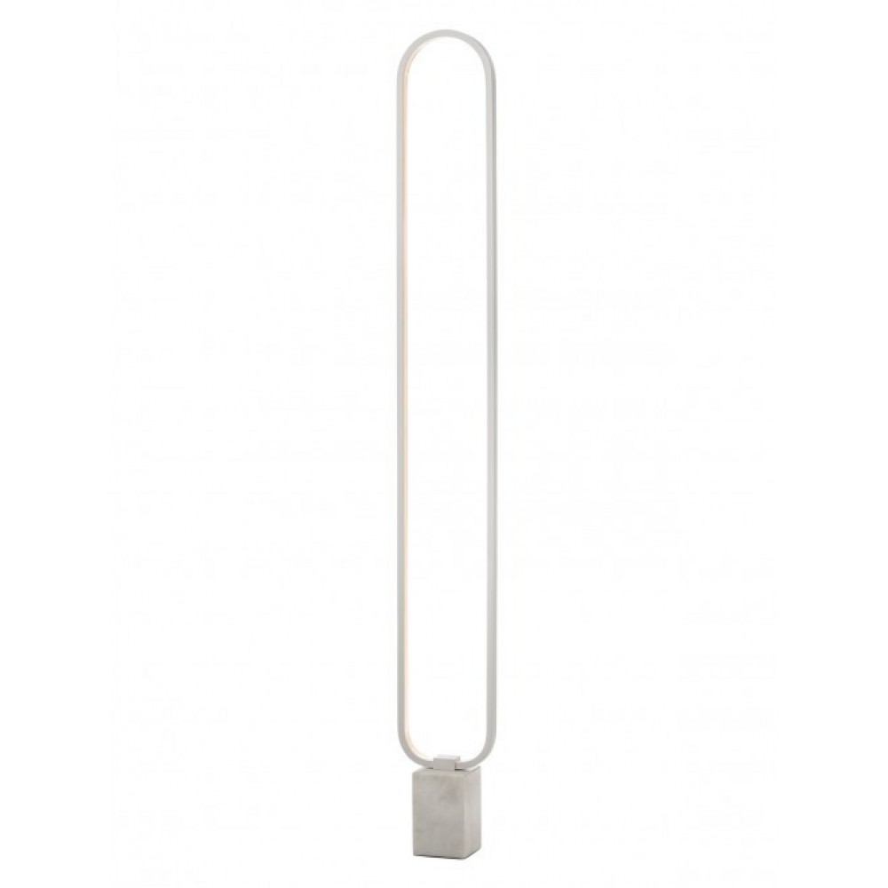 Floor lamp Smarter Ado, metal, sand white, dimmable, LED, 24W, 1200 lumens, warm white 3000K, H.149 cm