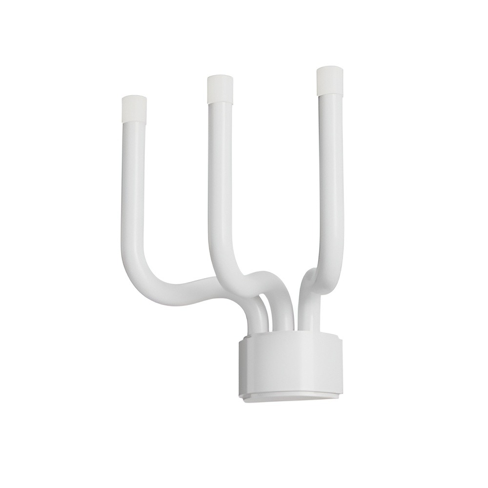 Wall lamp Redo Luxor, metal, glossy white, dimmable, LED, 12W, 1063 lumens, warm white 3000K, H.31 cm