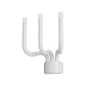 Wall lamp Redo Luxor, metal, glossy white, dimmable, LED, 12W, 1063 lumens, warm white 3000K, H.31 cm