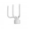 Wall lamp Redo Luxor, metal, glossy white, dimmable, LED, 12W, 1063 lumens, warm white 3000K, H.31 cm