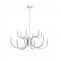 Chandelier Redo Luxor, metal, glossy white, dimmable, LED, 54W, 4605 lumens, warm white 3000K, D.75 cm