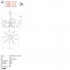 Chandelier Redo Luxor, metal, glossy red, dimmable, LED, 81W, 6083 lumens, warm white 3000K, D.96 cm