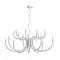 Chandelier Redo Luxor, metal, glossy white, dimmable, LED, 81W, 6083 lumens, warm white 3000K, D.96 cm
