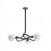 Suspension Redo Confusio, metal, glass, sand black, 3XE14, D.76 cm