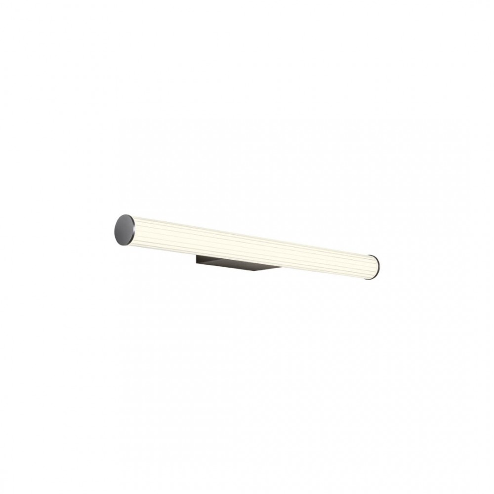 Wall lamp Redo Dizzy, metal, sand black, LED CCT, 12W, 1215 lumens, 3000K/4000K, L.60 cm, IP44