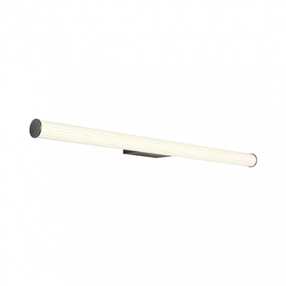 Wall lamp Redo Dizzy, metal, sand black, LED CCT, 18W, 1821 lumens, 3000K/4000K, L.90 cm, IP44