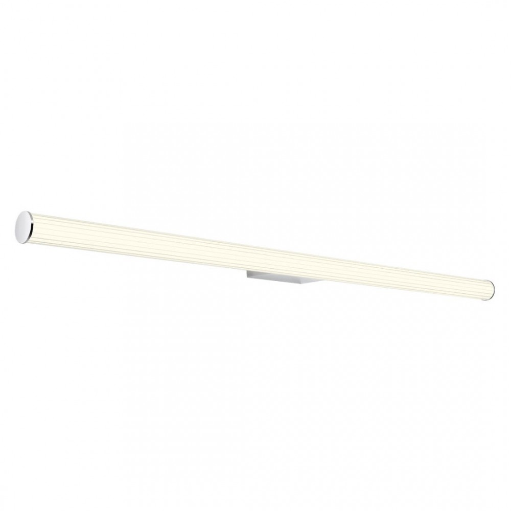Wall lamp Redo Dizzy, metal, chrome, LED CCT, 24W, 2210 lumens, 3000K/4000K, L.120 cm, IP44