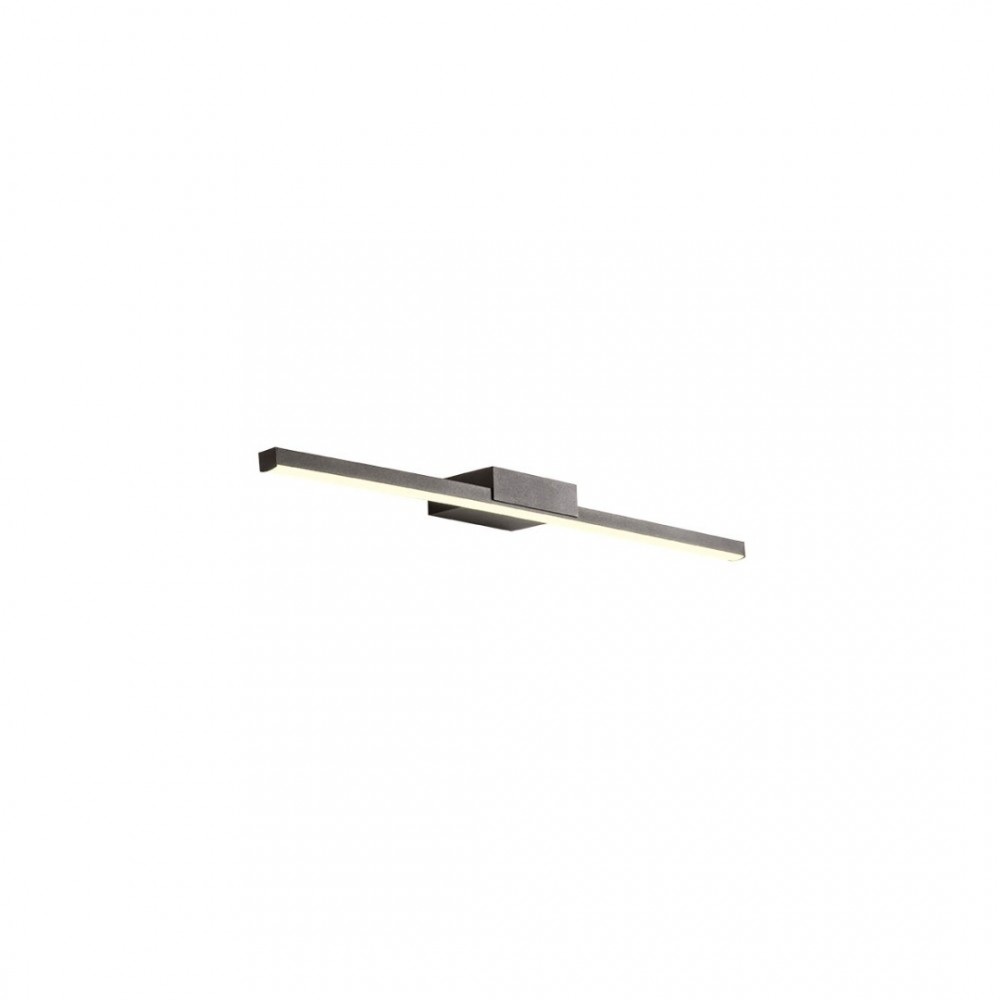 Wall lamp Redo Aston, metal, sand black, LED CCT, 12W, 1015 lumens, 3000K/4000K, L.60 cm, IP44