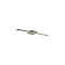 Wall lamp Redo Aston, metal, sand black, LED CCT, 12W, 1015 lumens, 3000K/4000K, L.60 cm, IP44