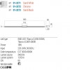 Wall lamp Redo Aston, metal, chrome, LED CCT, 18W, 1315 lumens, 3000K/4000K, L.90 cm, IP44