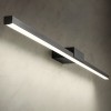 Wall lamp Redo Aston, metal, sand black, LED CCT, 18W, 1315 lumens, 3000K/4000K, L.90 cm, IP44