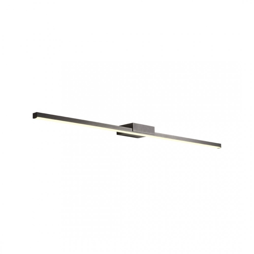 Wall lamp Redo Aston, metal, sand black, LED CCT, 18W, 1315 lumens, 3000K/4000K, L.90 cm, IP44