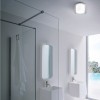 Ceiling lamp Redo Naji, metal, glass, chrome, LED CCT, 12W, 698 lumens, 3000K/4000K, D.23 cm