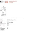 Wall lamp Redo Cody, metal, sand black, LED, 11W, 655 lumens, warm white 3000K, H.28 cm