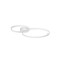Ceiling lamp Redo Orbit, metal, sand white, dimmable, LED CCT, 63W, 5632 lumens, 3000K/4000K, L.87 cm