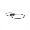 Ceiling lamp Redo Orbit, metal, sand black, dimmable, LED CCT, 63W, 5632 lumens, 3000K/4000K, L.87 cm