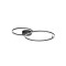 Ceiling lamp Redo Orbit, metal, sand black, dimmable, LED CCT, 63W, 5632 lumens, 3000K/4000K, L.87 cm