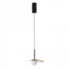 Suspension Redo Cody, metal, glass, sand black/matt gold, LED, 11W, 655 lumens, warm white 3000K, D.18 cm