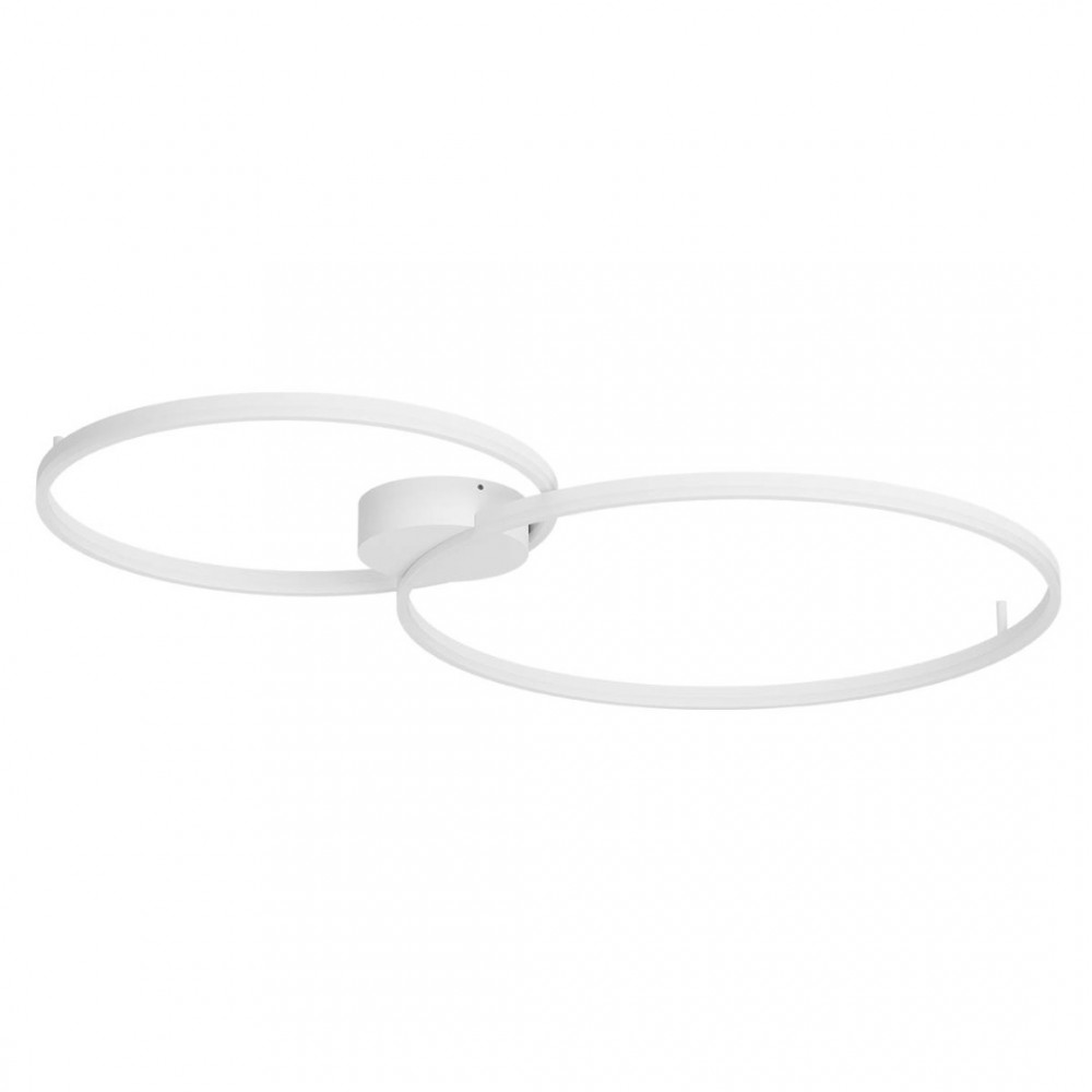 Ceiling lamp Redo Orbit, metal, sand white, dimmable, LED CCT, 88W, 7819 lumens, 3000K/4000K, L.126 cm