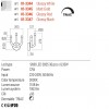 Wall lamp Redo Luxor, metal, glossy red, dimmable, LED, 12W, 1063 lumens, warm white 3000K, H.27 cm