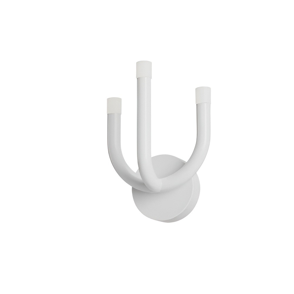Wall lamp Redo Luxor, metal, glossy white, dimmable, LED, 12W, 1063 lumens, warm white 3000K, H.27 cm