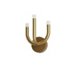 Wall lamp Redo Luxor, metal, matt gold, dimmable, LED, 12W, 1063 lumens, warm white 3000K, H.27 cm