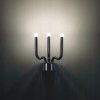 Wall lamp Redo Luxor, metal, glossy black, dimmable, LED, 12W, 1063 lumens, warm white 3000K, H.31 cm