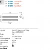Wall lamp Redo Dizzy, metal, chrome, LED CCT, 12W, 1215 lumens, 3000K/4000K, L.60 cm, IP44