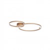 Ceiling lamp Redo Orbit, metal, bronze, dimmable, LED CCT, 63W, 5632 lumens, 3000K/4000K, L.87 cm