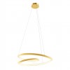 Suspension Redo Storm, metal, matt gold, dimmable, LED CCT, 60W, 4544 lumens, 3000K/4000K/6000K, D.80 cm