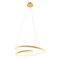 Suspension Redo Storm, metal, matt gold, dimmable, LED CCT, 60W, 4544 lumens, 3000K/4000K/6000K, D.80 cm
