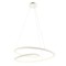 Suspension Redo Storm, metal, sand white, dimmable, LED CCT, 72W, 5715 lumens, 3000K/4000K/6000K, D.100 cm