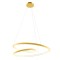 Suspension Redo Storm, metal, matt gold, dimmable, LED CCT, 72W, 5715 lumens, 3000K/4000K/6000K, D.100 cm