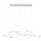 Suspension Redo Bias, metal, sand white,  LED CCT, 120W, 9433 lumens, 3000K/4500K/6500K, L.150 cm