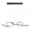 Suspension Redo Bias, metal, sand black, LED CCT, 120W, 9433 lumens, 3000K/4500K/6500K, L.150 cm