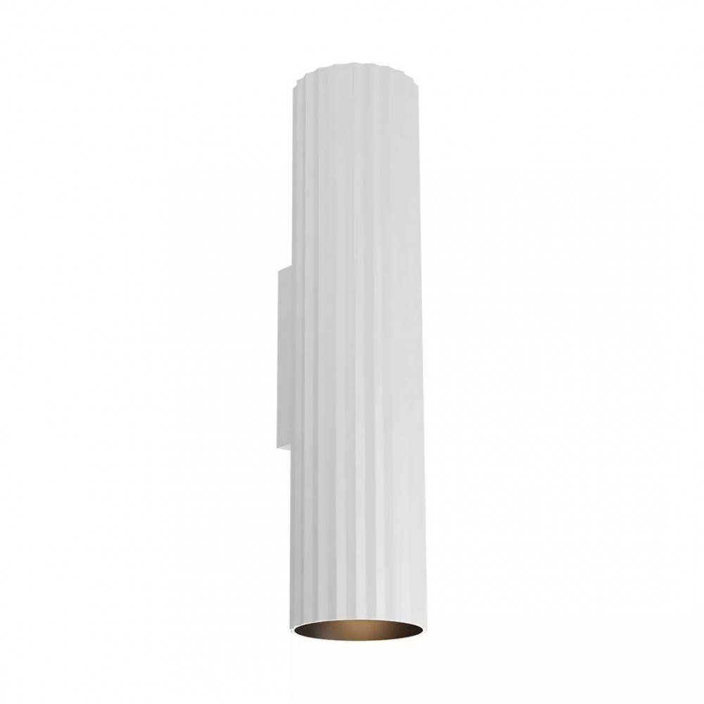 Wall lamp Redo Delphi, metal, sand white, 2XGU10, H.30 cm