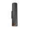 Wall lamp Redo Delphi, metal, sand black, 2XGU10, H.30 cm