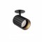 Ceiling lamp Redo Delphi, metal, sand black, 1XGU10, D.7 cm
