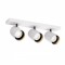 Ceiling lamp Redo Delphi, metal, sand white, orientable, 3XGU10, L.39 cm